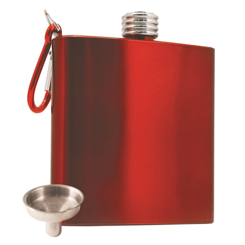 Carabiner Flask with Funnel