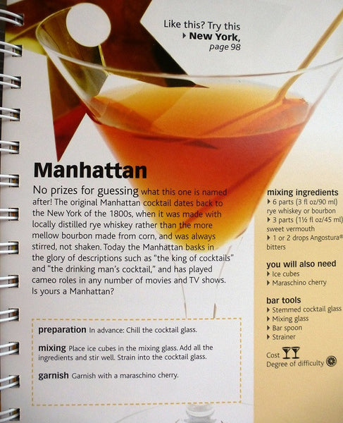 Cocktails - Essential Bar Book - Sample Recipe