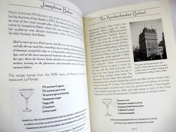 Dorothy Parker Cocktail Guide - Sample Recipe 1