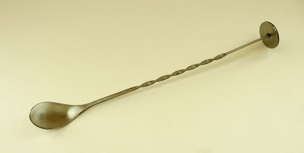 Bar Spoon With Muddler Disk