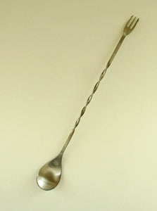 Bar Spoon With Fork Tip